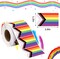 500 Pcs Pride Stickers Roll 2x1.22in – Rainbow Flag LGBT Decals